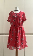 BNWT AIWear - Size 12  Red Boho Cruise Beach Holiday Lined Cut-away Sundress