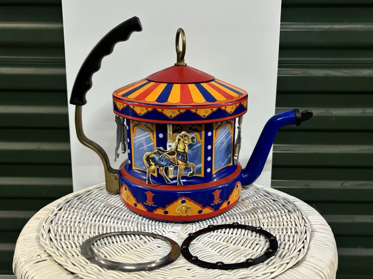 旋转木马茶壶，收藏品茶壶| eBay