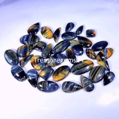 250 Crt WHOLESALE LOT BLUE FIRE PIETERSITE TIGER EYE S CABOCHON GEMSTONE AAAA