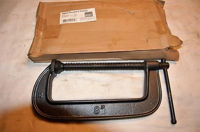 Bessey 8" Ductile C-Clamp 540-8 2750 Lbs of Clamping Force