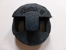 CELLO MUTE, CIRCLE STYLE, FOR 4/4 OR 3/4, BLACK, QUALITY ITEM, UK DESPATCH