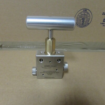 SPIR STAR SS-NVMF6-20K 3/8''MP SS 2-WAY VALVE, 20K PSI, N/NIB! MAKE OFFER!