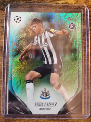 2023-24 Topps UEFA Jade Edition Lewis Miley Rookie RC #31 Newcastle United