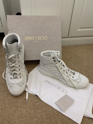 jimmy choo colt high top trainers