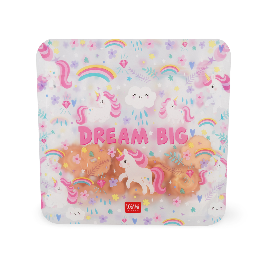 Set 3 Buste Riutilizz. Snack - Snack Bags Unicorn | Legami