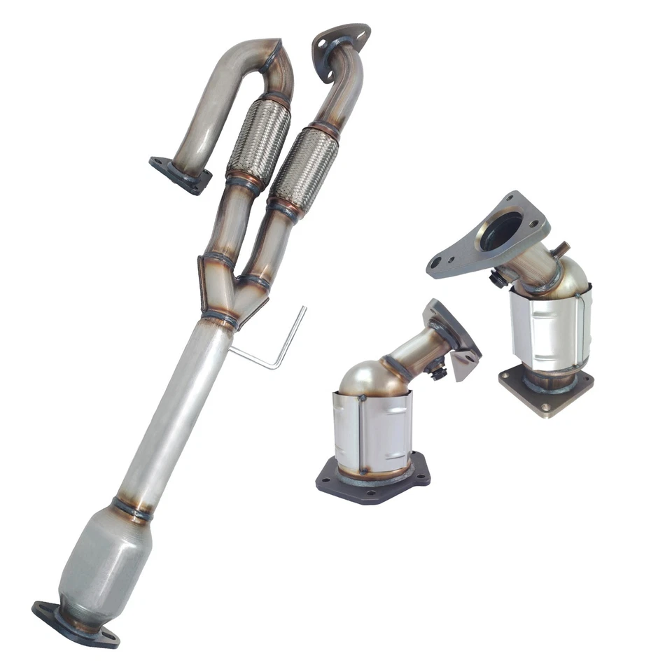 3x Front rear for Nissan Maxima 2009 - 2014 3.5L Catalytic Converter EPA - Image 2 of 4