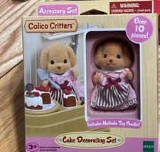 US Seller Sylvanian Families Calico Critters Cake Decorating Set NEW NRFB RARE