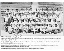 1958 BROOKLYN DODGERS 8X10 TEAM PHOTO