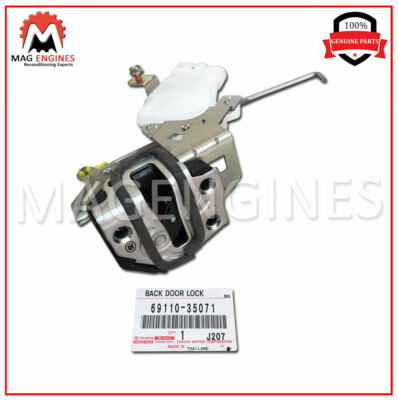 Genuine Toyota Back Door Lock Assembly W/ Motor For FJ Cruiser 1GR-FE – OEM 69110-35071