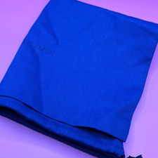 Stuart Weitzman Drawstring Top Large Dust Bag Royal Blue Travel Storage Cover