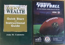 2 DVDs Transforming Debt / Wealth Quick Start + Financing Football Andy Dillion