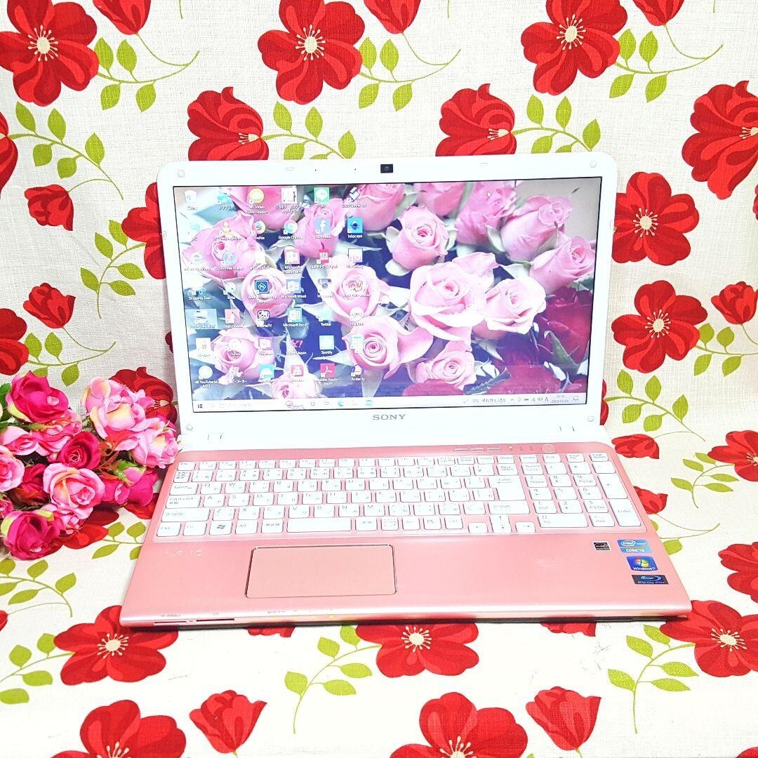 sony vaio i7 SSD1000GB 8GB ピンク　ノートパソコン Sony VAIO Laptop Pink i7 512GB SSD 8GB RAM Windows 11 with
