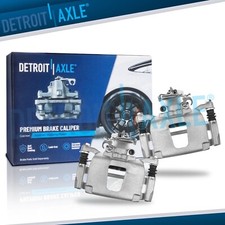Pair Rear Brake Calipers W Brackets For Volkswagen Routan Dodge Grand Caravan