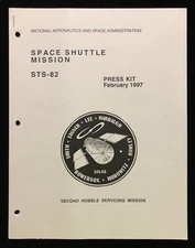 STS-82 NASA RELEASED SPACE SHUTTLE MISSION PRESS KIT 