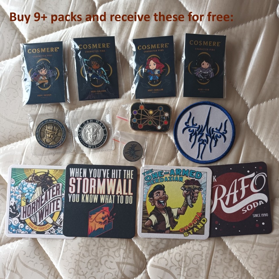 Words of Radiance LIGHTWEAVER Radiant Pack! Dragonsteel Swag Brandon