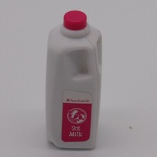 American Girl 2016 Gourmet Kitchen Set Pretend Container Jug of 2 Milk for Doll