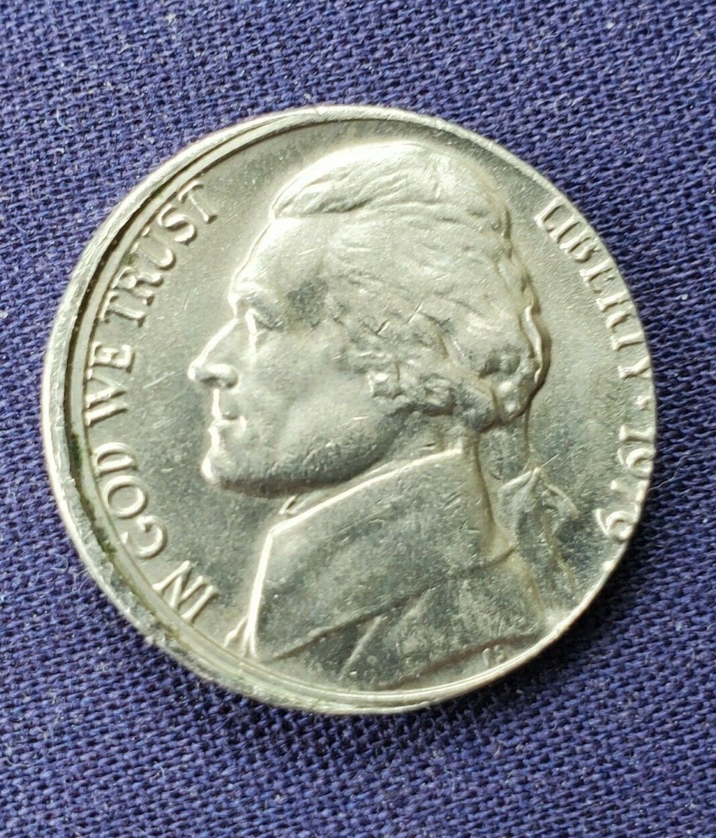 error 1979 jefferson nickle off center strike | eBay