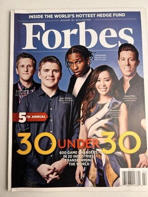 FORBES JANUARY 2016 30 UNDER 30 Caroline Howard Josh Kahn Allie LaForce