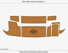 DuraEVA Seadek EVA Foam Boat flooring  1996 Sunseeker Camargue 51