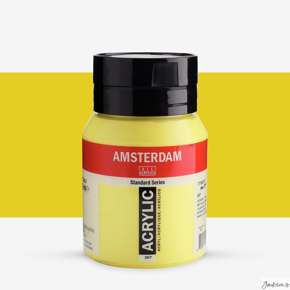 Royal Talens Amsterdam Standard Acrylic Paint 500ml Azo Yellow Lemon