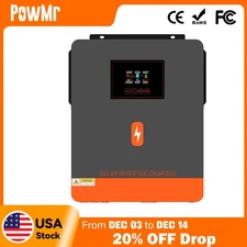 6.2KW 48V On/Off-Grid Solar Hybrid Inverter AC220V 120A Solar Charger Controller