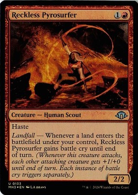 Reckless Pyrosurfer - Modern Horizons 3 - MTG - Foil