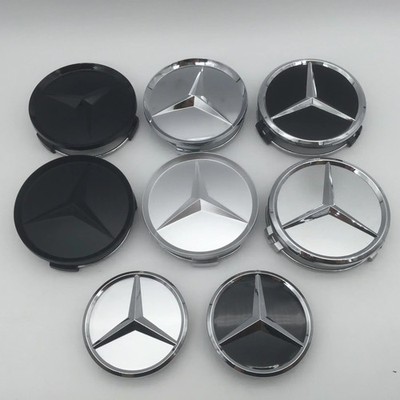 4pcs 3D 60mm 75mm For Car emblem Wheel hub Center Cap Badge covers sticker