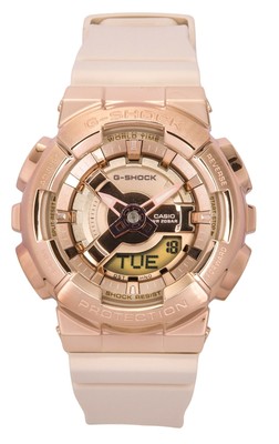 Casio G-Shock Rose Gold Tone Sports Quartz 200 Ladies Watch GM-S110PG-4A
