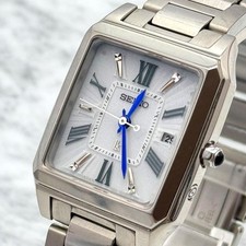 SEIKO Working Lukia Radio-Controlled Solar Women's Watch Square