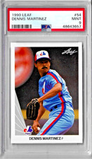 1990 Leaf Dennis Martinez PSA 9