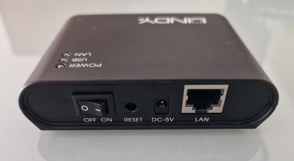 LINDY 4 Port USB 2.0 Gigabit Network Server Share 4 USB Devices On Your Network - Image 3 of 4