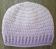 Crochet Handmade Hat/Beanie Color Purple Ombre