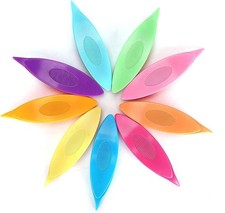 9 Pcs Colorful Plastic Tatting Shuttle for Lace DIY Hand Lacemaking Craft Too...