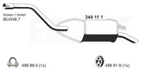 Ernst 344111 EndschalldäMpfer FüR Ford