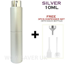 Perfume Atomiser Bottle 10ml Twist up pocket Travel refillable Spray Fragrance