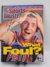 Bill Laimbeer Autographed S. I.  