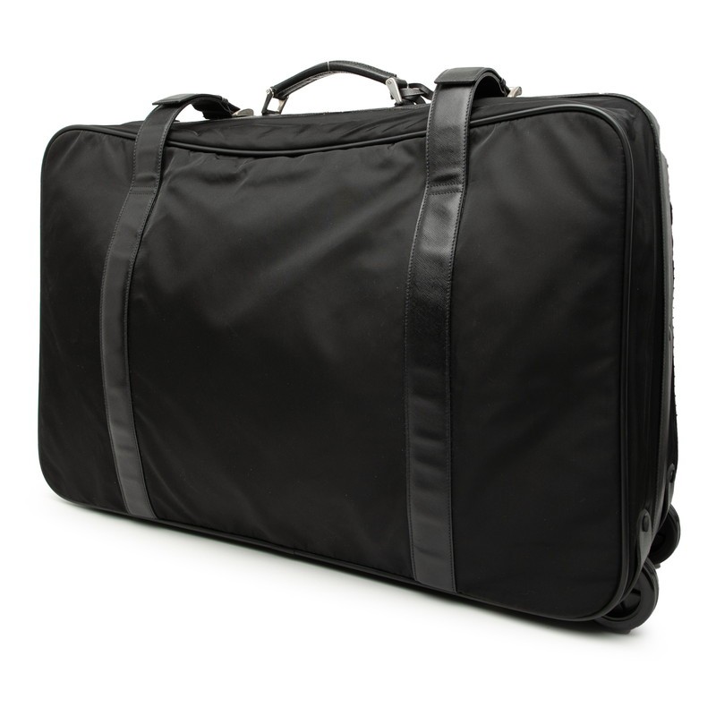 PRADA Triangle With logo Suitcase carry case V410 Women 【Used】 thumbnail 2