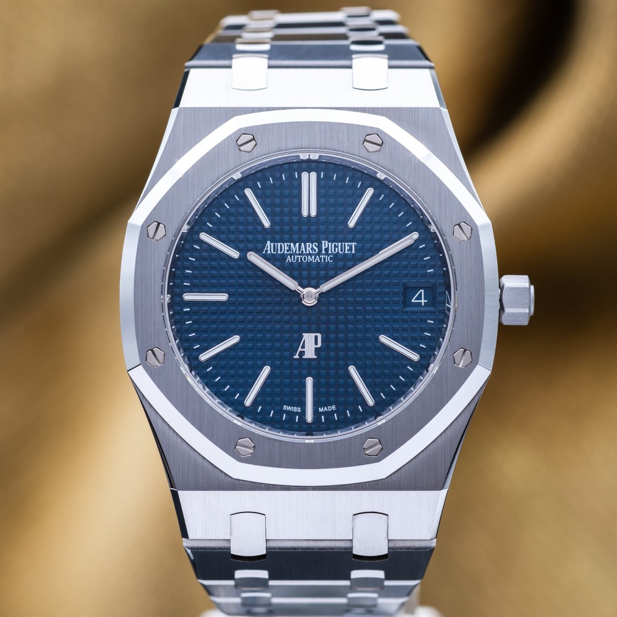Audemars Piguet Royal Oak 'Jumbo' Extra Thin Steel Blue 39mm AP