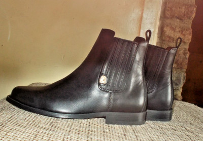 Cavallo Leder Stiefeletten schwarz, Gr. 4 1/2 (38), nie getragen