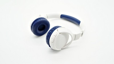 Kopfhörer JBL Tune 500BT weiß Ear-Pads blau