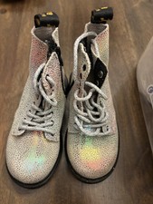 Dr. Marten Pascal Lace Boot Iridescent Toddler Size 7