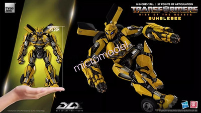 Threezero 3Z0563 DLX Series Rise of the Beasts Bumblebee Action Figure Toy Model