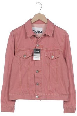Ganni Jacke Damen Anorak Jacket Kurzmantel Gr. M Pink #rk8mtgy