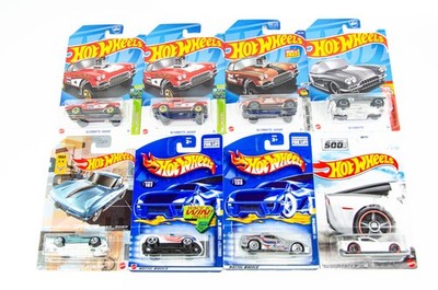 Hot Wheels Chevy Corvette Lot of 8 64 Stingray 62 Gasser 12 Corvette Z06