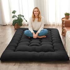 Japanese Floor Mattress, 4 Thicken Futon Mattress Tatami Mat, Sleeping Pad Fo...