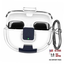 Case Compatible with Bose Ultra Open Earbuds, Lightweight, TPU Stand, - Clear