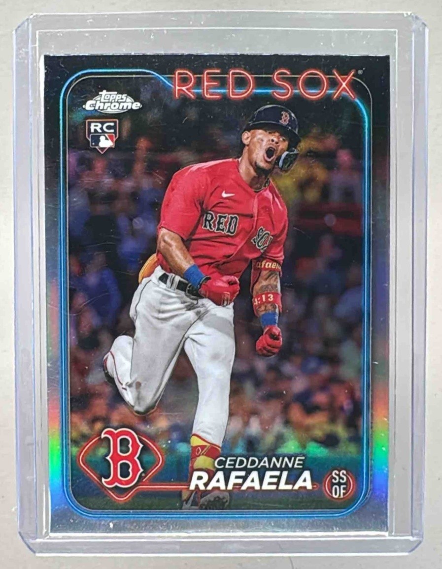 Ceddanne Rafaela 2024 Topps Chrome #118 Refractor Rookie RC