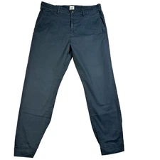 Mens Tinder and Flint Chino Jogger Pants Stretch Gray Size 36 Outdoor Hiking