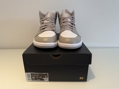 Nike Air Jordan 1 Mid College Grey / 554724-082 / US 10 / EU 44 / ungetragen