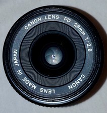 Canon FD 28mm f/2.8 MF Wide Angle Lens From JAPAN